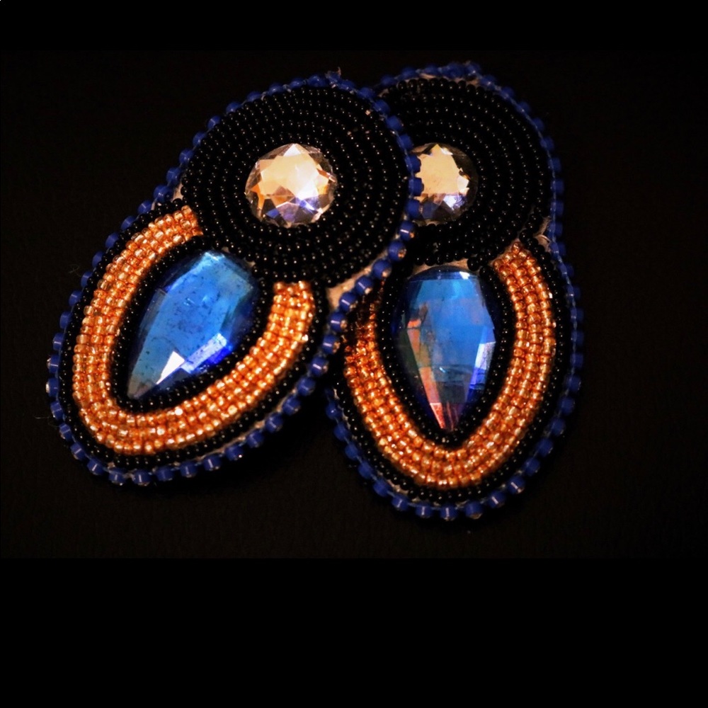 Hand Beaded Earrings